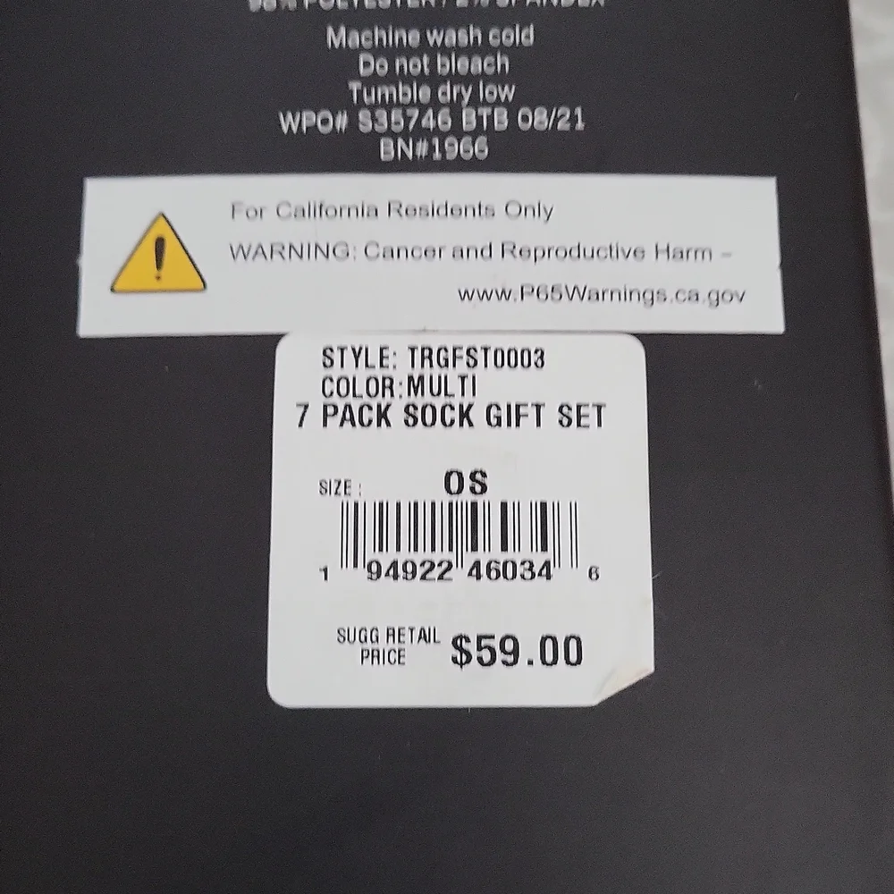 True Religion Sock set 7 pairs size 10-13